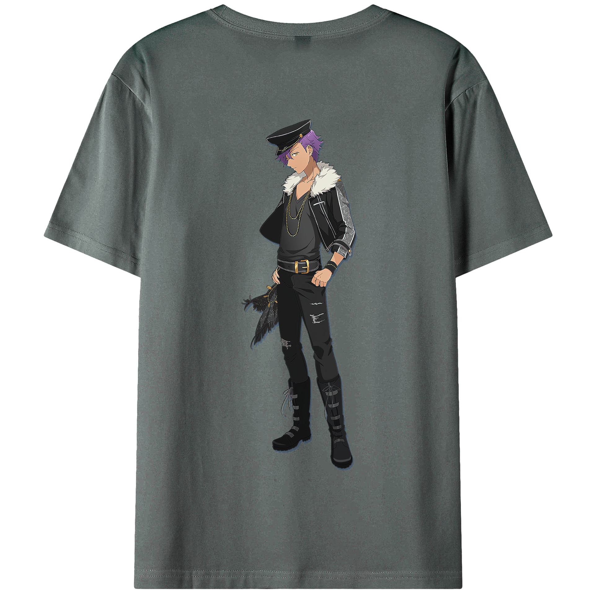 （画像用） あんさんぶるスターズ! Ensemble Stars 綿100％半袖Tシャツ（背面プリント）
